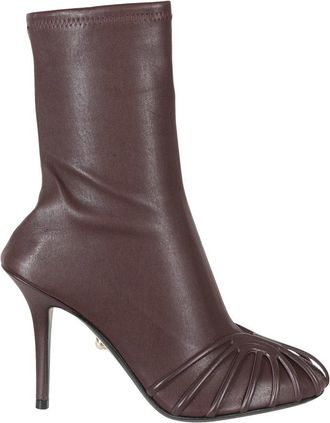 Alev&igrave; Schoenen, Dames, Rood, 38 1/2 EU, Leer, Karen 95 Enkellaars