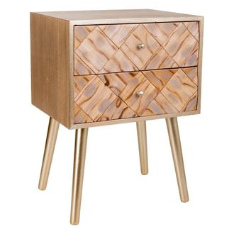 Wanderlust Deco Wanderlust Deco - Mesita De Madera Marr&oacute;n 44,5x35x61