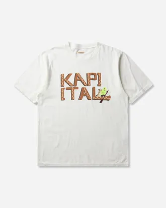 KAPITAL Men s 20/-Jersey Crew T-Shirt (Canoe Kapital) Brick