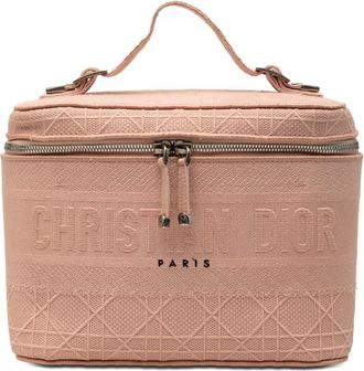 Dior Pre-owned Dior Diortravel Canvas Cannage D Lite Vanity Case Ladies 0L1WCNQ0OWUYS3A8