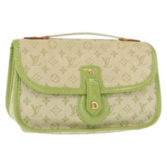 Louis Vuitton Borsa a mano Pre-owned in tela - - Pre-owned - Donna - Verde - ONE SIZE