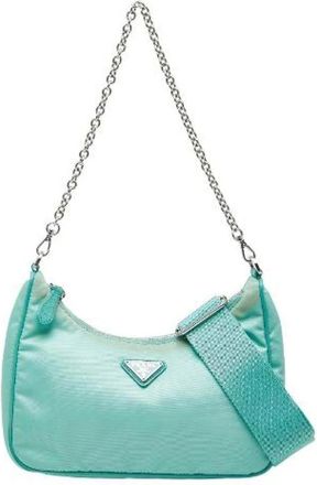 Prada Pre-owned Shoulder Bags, female, Green, Size: ONE SIZE Pre-owned Vintage Shoulder Bag
