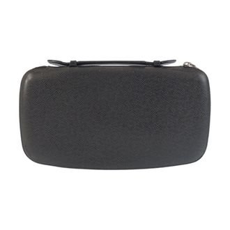 Louis Vuitton Black Leather Long Wallet (Bi-Fold) (Pre-Owned)