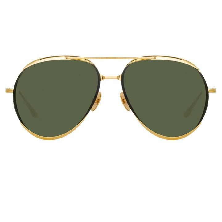 Linda Farrow Matisse Aviator Sunglasses In from $776.00 - on  display picture 3