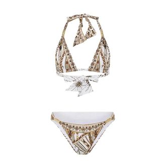 Camilla Dames, Badkleding, Wit, Maat: XS