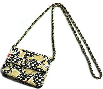 Chanel Canvas Leather Shoulder Bag (Pre-Owned)