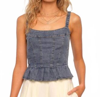 Heartloom Womens Heartloom Cecily Top In River