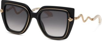 Roberto Cavalli SRC097M 0700 Mens Sunglasses Black Size 52