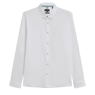 Ted Baker Allardo Regular Premium Witte Oxford-overhemd