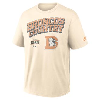 Nike Denver Broncos Max90 Nike Mens NFL T-Shirt in Brown | 04T615A8WV-S0W
