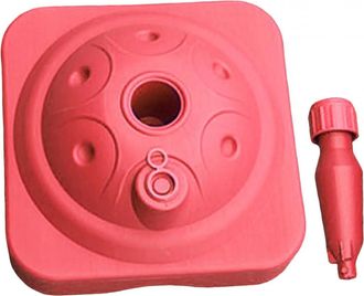 OEM Base Para Sombrilla Rellenable Con Agua, Soporte Independiente Para Sombrilla, Resistente, Capacidad De 10 Kg, Para Jard&iacute;n Y Piscina, Color Rojo