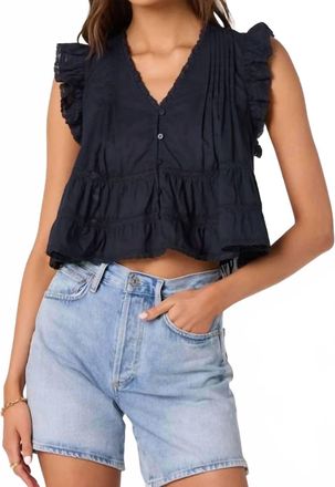 Astr Julie Top In Navy