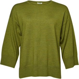 Lind Christel Ronde Hals Truien - Dames - Ronde hals truien - Groen - M - Wol - Truien & Vesten