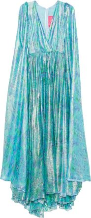 Miau by Clara Rotescu Abito lungo con stampa - Blu