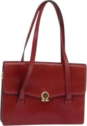 Dior Pre-owned Vintage Handtas - Dames - Vintage Handtas - Rood - ONE Size - Leer - Vintage