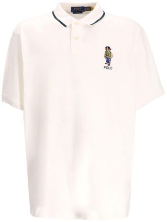 Polo Ralph Lauren Poloshirt met teddybeer - Wit
