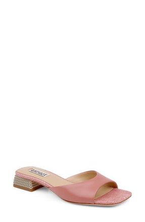 Badgley Mischka Oahu Slide Sandal in Clay Leather at Nordstrom, Size 6.5