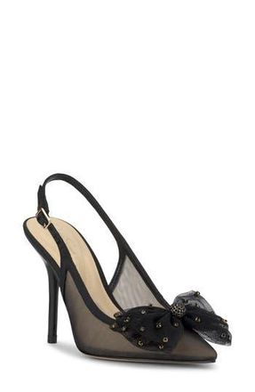 Jessica Simpson Lavilra Slingback Pointed Toe Pump in Black at Nordstrom Rack, Size 12