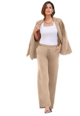 Jessica London Classic Cotton Denim Jacket in Clove at Nordstrom, Size 20