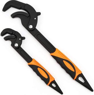 No Brand Llave Ajustable, Juego De Llaves Universales Multifuncionales De Dos Piezas, Llave Autoajustable, Tipo De Agarre R&aacute;pido, Llave Para Tubos De Reparaci&oacute;