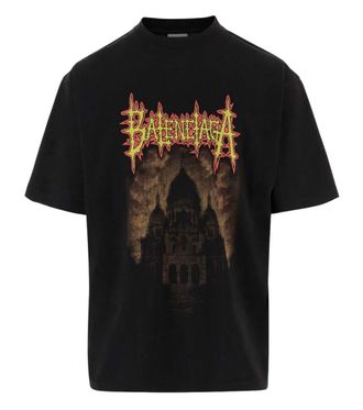Balenciaga Black Crew Neck T-Shirt