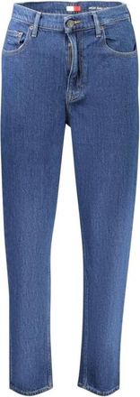 Tommy Hilfiger High-Rise Skinny Cotton Jeans - Dames - Regular Fit Jeans - Blauw - W27 L32 - Katoen - Jeans