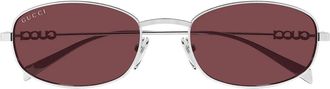 Gucci Sunglasses Gg1940 S 003 Silver/Red Men