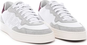 P448 Bali Lace-Up Sneaker in White/Burgundy at Nordstrom Rack, Size 8.5Us / 39Eu