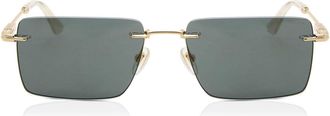 Police SPLP35 HORIZON 12 0300 Mens Sunglasses Gold Size 57