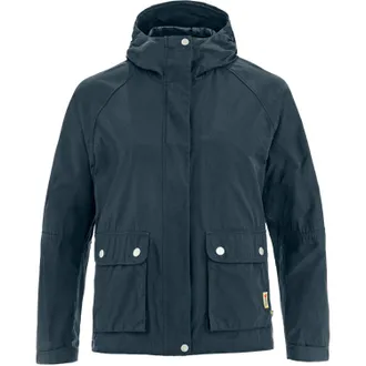 Fj&auml;llr&auml;ven Womens Vardag Vindby Jacket Blue S