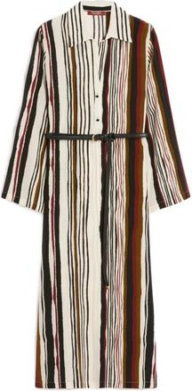 Max Mara Kleedjes, Dames, Veelkleurig, M, Katoen, Mstvanesio Jurk