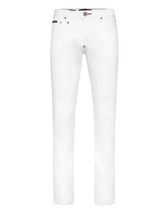 Philipp Plein Denim Broek Skull