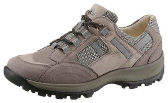 Waldl&auml;ufer Schn&uuml;rschuh WALDL&Auml;UFER HOLLY, Damen, Gr. 7 (40,5), grau (taupe, beige), Nubukleder, Textil, Schuhe Schn&uuml;rschuh, Bequemschuh, Halbschuh, Outdoorschuh i
