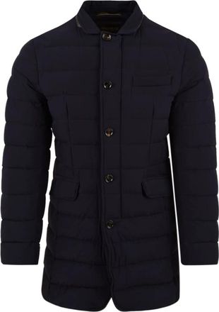 Moorer Stijlvolle Winterjas - Heren - Winterjassen - Blauw - 3XL - Jassen