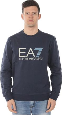 Emporio Armani Emporio Armani Ea7, Heren, Sweatshirts & Hoodies, Blauw, Maat: M