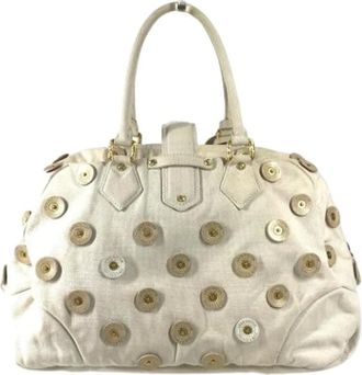 Louis Vuitton Pre-owned Handbags, female, White, Size: ONE SIZE Pre-owned Vintage Boston Bag