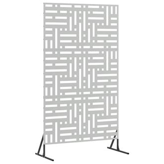 Berkfield Home Privacy Screen 180 cm Galvanised Steel in Silver