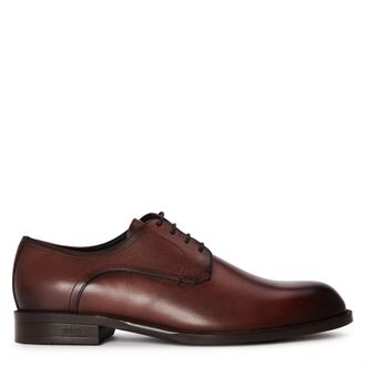 HUGO BOSS Mens Tayil Derb Bunl 10271643 01 Derby Shoes in Medium Brown - Size UK 7