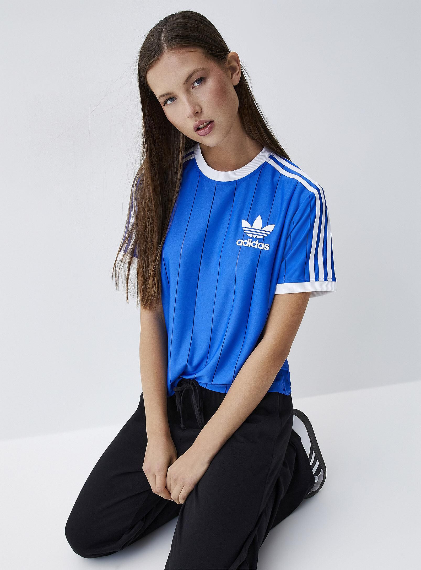 Adidas royal blue t shirt online