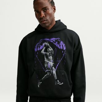 Nike Kobe Nike Mens Standard Issue Nike Mens Therma-FIT Basketball Hoodie in Black | IR3349-010