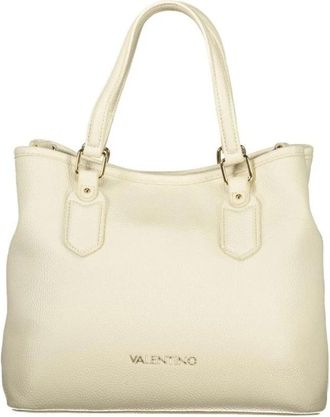 Valentino Polyethyleen Handtas met Textuurafwerking - Dames - Handtassen - Beige - ONE Size - Tassen