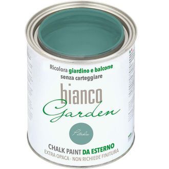 None CHALK PAINT DA ESTERNO biancoGarden Petrolio - Ricolora giardino e balcone SENZA CARTEGGIARE e SENZA FINITURA (1 Litro)