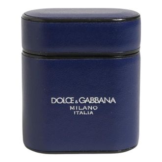 Dolce & Gabbana Airpods Case - unisex - Dolce & Gabbana - Headphones - Blue - ONE SIZE - Accessories