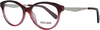 Roberto Cavalli Red Metal Glasses Womens (Frames)