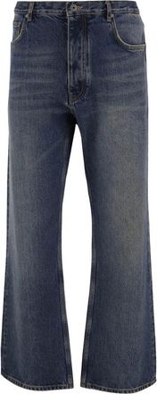 Off-white Arrows-print Straight-leg Jeans