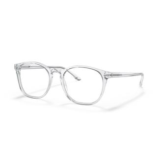 Giorgio Armani 0ar7074 Transparent Acetate Eyeglasses with Square Shape
