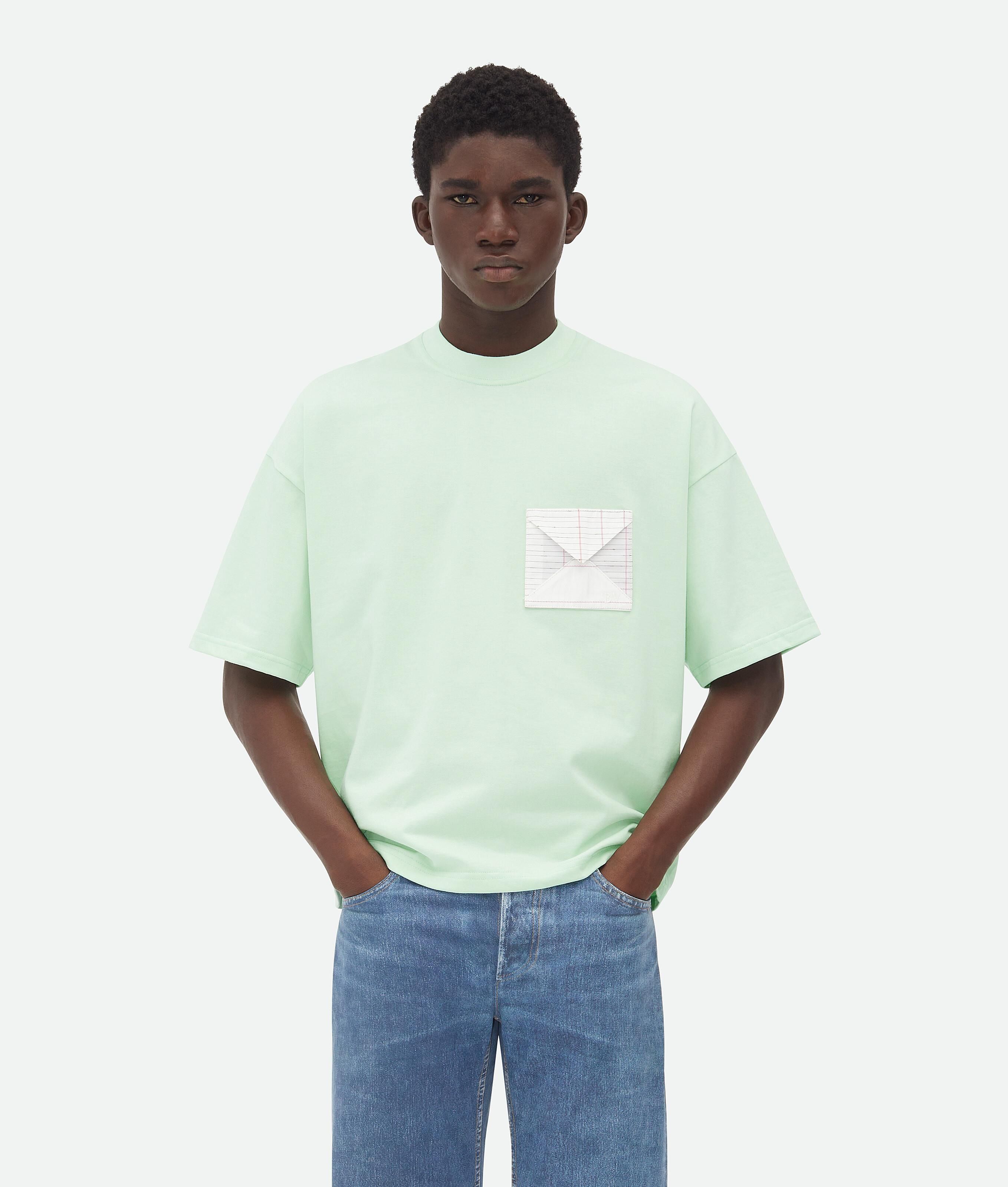 Bottega Veneta お洒落 ピマコットンジャージー Tシャツ チョークピマコットンジャージー キャンペーン プリント Tシャツ