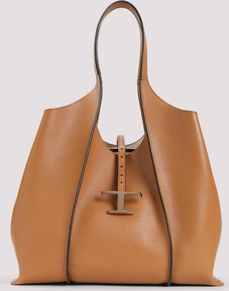 Tod's Brown T Timeless Tote