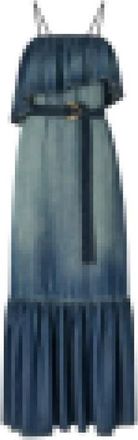 Pinko Pinko Kleedjes - Dames - Maxi kleedjes - Blauw - S - Kleedjes