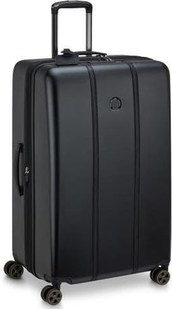 DELSEY Paris Cadence Hardside Expandable 28 Large Checked Spinner Luggage in Deep Black at Nordstrom